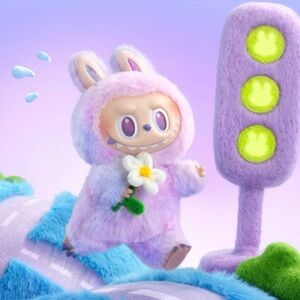 Pop Mart Big Into Energy The Monsters Labubu LUCK Vinyl Plush Pendant